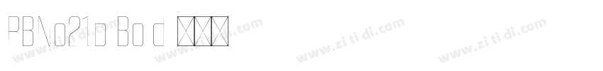 RBNo21b Bold字体转换